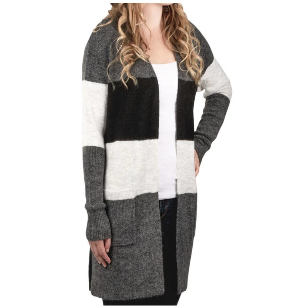 Modern Canvas Long Cardigan